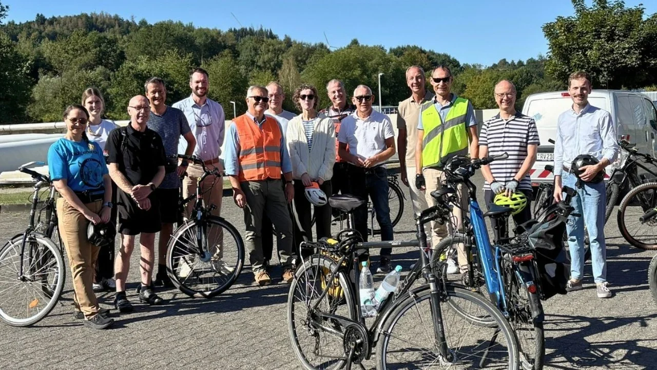 Klaus Peter Teipel nahm an beiden Etappen der Sommerradtour des Ruhrverbands teil. Foto: Ruhrverband.