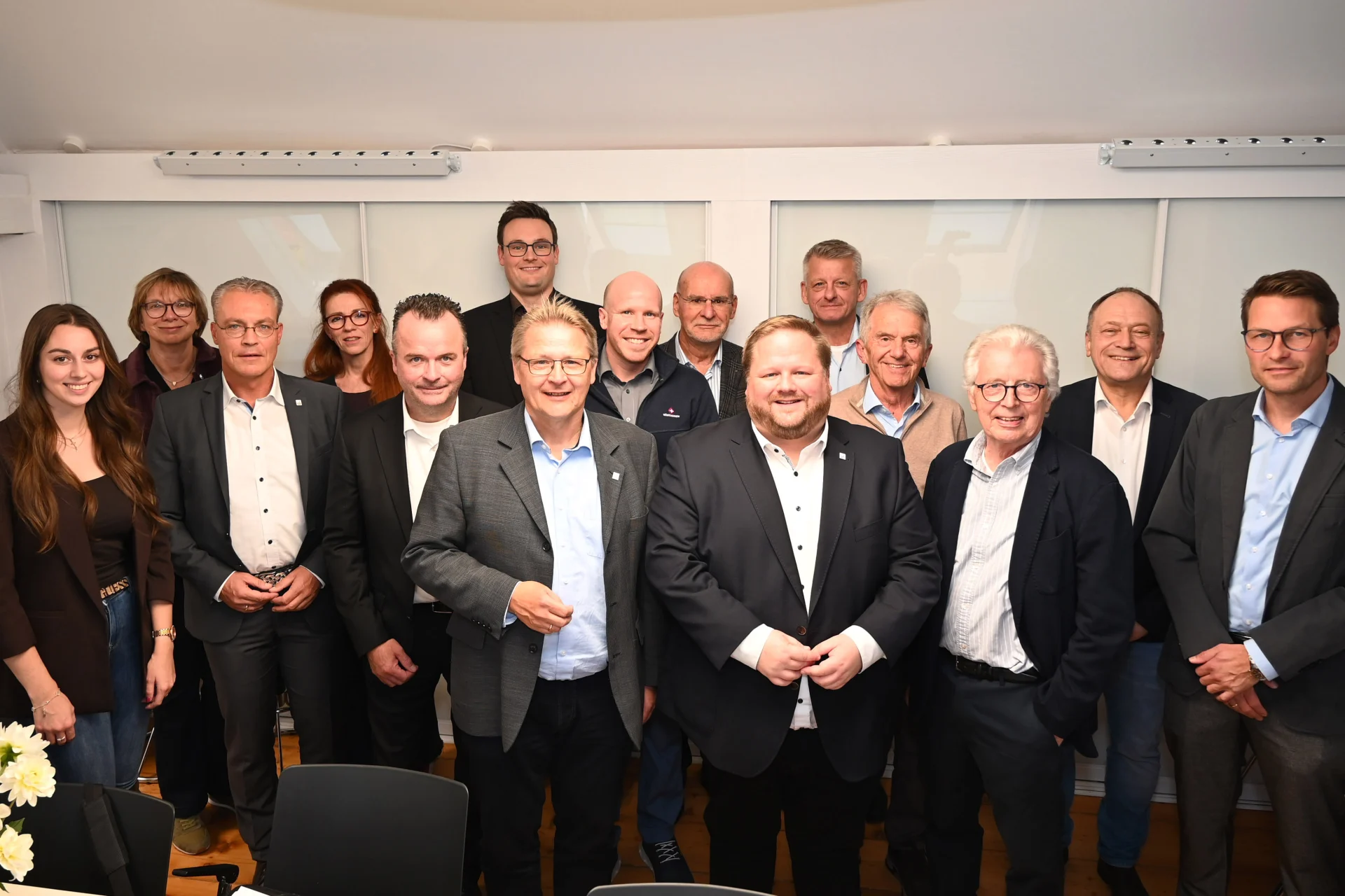 Stiftungsrat, Kuratorium und Vorstand der Stiftung BWT beim gemeinsamen Gruppenfoto.