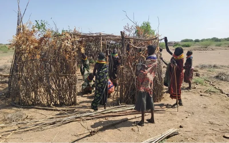 Bisheriger Klassenraum in Turkana